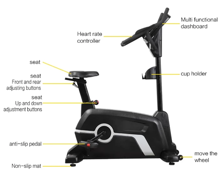 Magnetic Resistance Upright Exercise Bike high quality